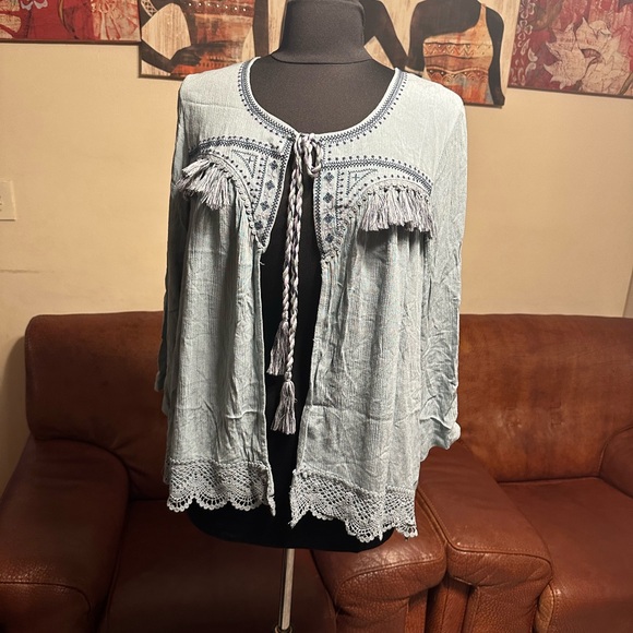 Rose Printed Scented Knotted Hem Tops